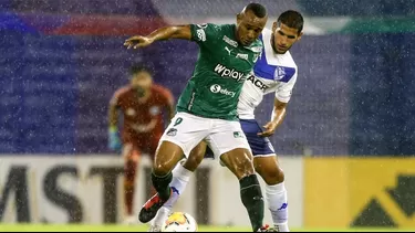 Luis Abram jugó los 90 minutos del encuentro ante Deportivo Cali. | Foto: Conmebol