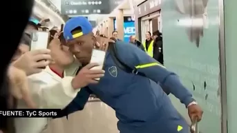 Luis Advíncula fue sorprendido por beso de hincha de Boca