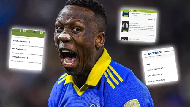 Luis Advíncula no tuvo buen partido en el Boca Juniors vs Tigre por la Liga Profesional Argentina / AD