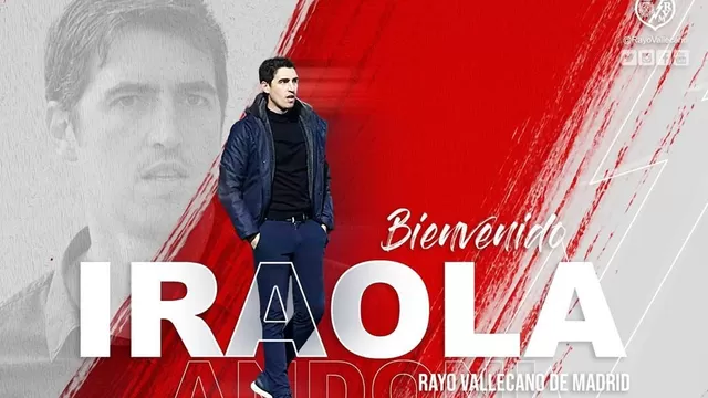 Iraola llega en reemplazo de Paco Jémez. | Foto: Rayo Vallecano