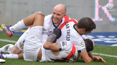 El peruano jugó hasta las 57 minutos del partido por LaLiga SmartBank. | Foto: Rayo Vallecano