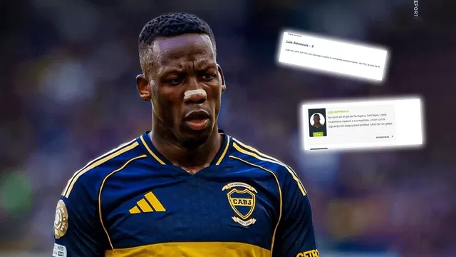 Luis Advíncula recibió duros puntajes de medios argentinos tras empate de Boca Juniors / AD