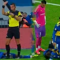 Luis Advíncula se lesionó y no pudo continuar en el Boca Juniors vs Central Córdoba