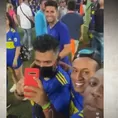 Luis Advíncula troleó a Carlos Zambrano en la celebración de la Copa Argentina