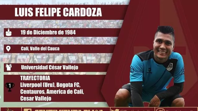 Luis Cardoza no jugará en Universitario: fichó por Tolima de Colombia