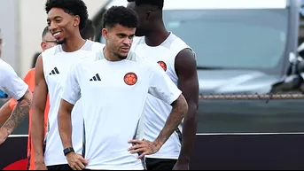 Luis Díaz se sumó a los entrenamientos de Colombia