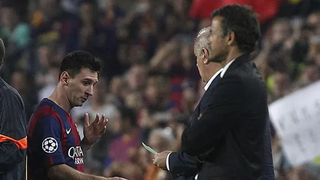 Messi y Luis Enrique discutieron tras vacaciones de enero 2015. | Foto: EFE