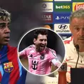 Luis Enrique lanzó tajante mensaje tras comparación de Lamine Yamal con Lionel Messi