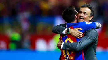 Luis Enrique: “Messi ha sido único y si le he podido dejar algo, objetivo cumplido”