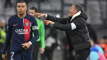 Luis Enrique responde sobre actitud de Kylian Mbappé al ser sustituido