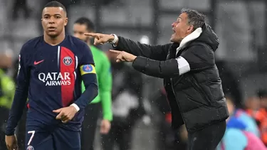 Luis Enrique se pronunció sobre Kylian Mbappé. | Foto: AFP