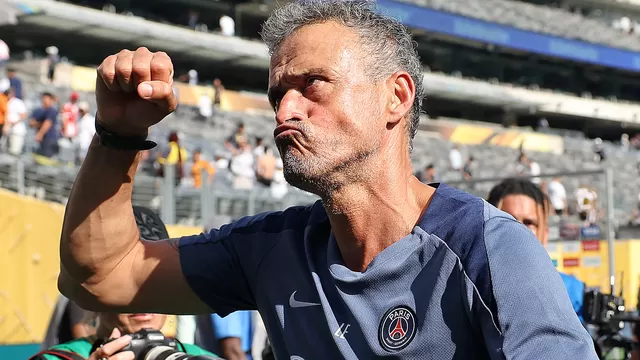 Luis Enrique se refirió al rumor sobre "frenar" al PSG para que no anotara más goles al Real Madrid. | AFP