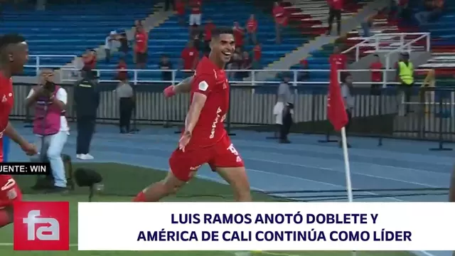 Luis Ramos se lució con un doblete en la victoria del América de Cali ante DIM / FA