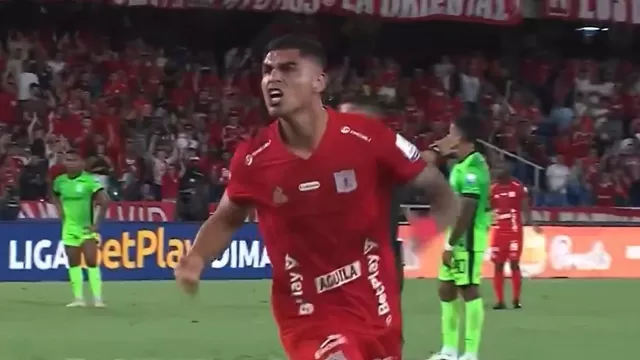 Luis Ramos anotó golazo de cabeza en el empate de América de Cali vs Atlético Nacional / Captura