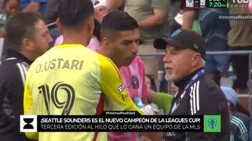 Luis Suárez escupió a miembro del Seattle Sounders durante gresca