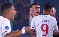 Luis Suárez explotó contra el árbitro tras derrota de Nacional ante Atlético Goianiense - Noticias de atletico-goianiense