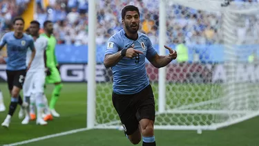 Luis Suárez puso adelante a Uruguay por 1-0 sobre Arabia Saudita Luis Suárez puso adelante a Uruguay por 1-0 sobre Arabia Saudita