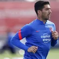 Luis Suárez ya se entrena con el Atlético a dos días del derbi