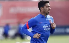 Luis Suárez ya se entrena con el Atlético a dos días del derbi - Noticias de luis díaz