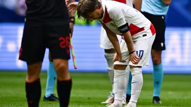 Lika Modric, uno de los mejores jugadores, podría quedar fuera de la Eurocopa / Foto: AFP