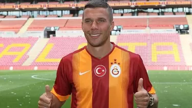 Lukas Podolski estuvo a pr&amp;eacute;stamo el &amp;uacute;ltimo semestre en el Inter de Mil&amp;aacute;n (Foto: @Galatasaray)