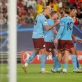 Manchester City aplastó 4-0 al Sevilla en su debut en la Champions League