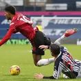 Manchester City celebra: El United empató 1-1 con West Bromwich por la Premier League