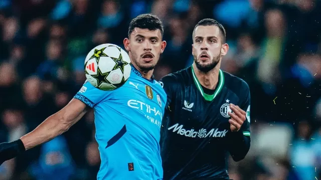 El city no pasó del empate frente al Feyenoord. | Foto: Manchester City