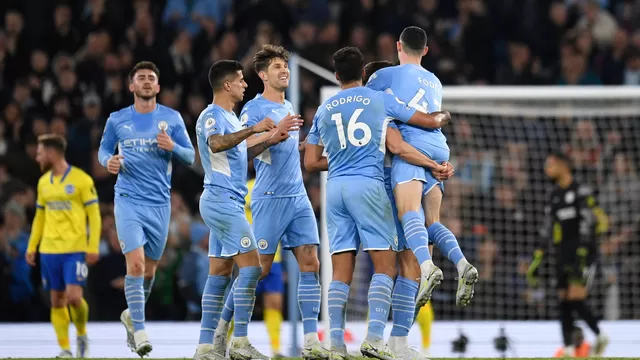 Manchester City goleó 3-0 al Brigthon en duelo pendiente por la Premier League