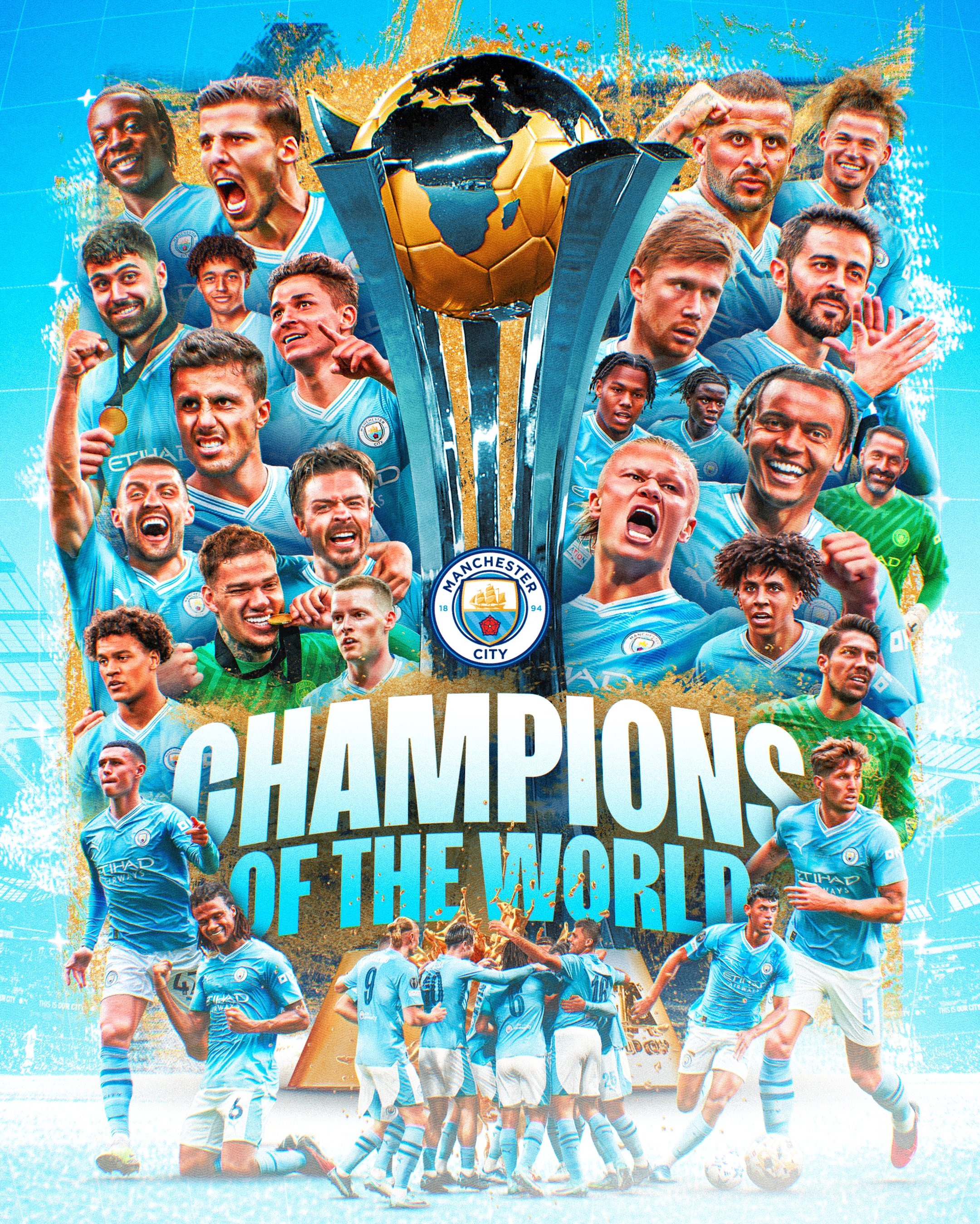 Manchester City se coronó campeón del Mundial de Clubes. | Fuente: @ManCity