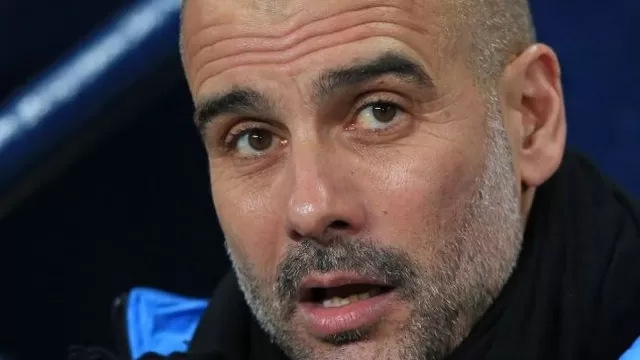 Pep Guardiola, entrenador del Manchester City. | Foto: AFP