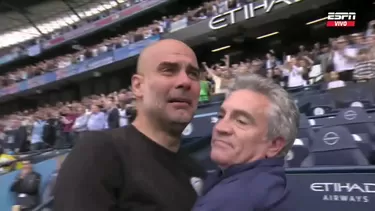 El DT del Manchester City no pudo contener las lágrimas tras ganar una vez más la Premier League. | Video: ESPN