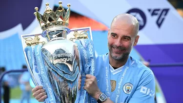 Pep Guardiola, DT del Manchester City. | Foto: AFP