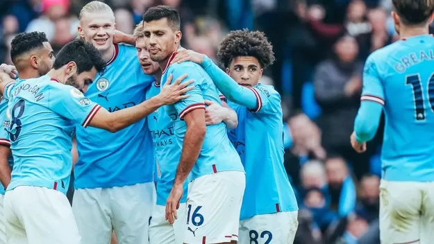 Manchester City presiona al Arsenal con hat-trick de Haaland ante Wolverhampton