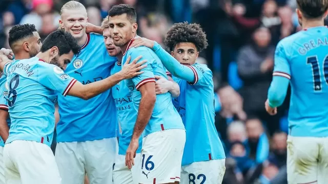 El delantero noruego marcó un nuevo triplete con camiseta del Manchester City. | Video: ESPN