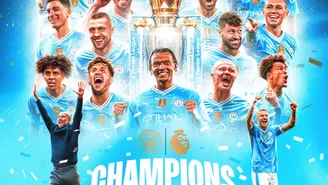 Manchester City se consagró tetracampeón de la Premier League