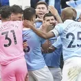 Sergio Agüero se despidió del Etihad Stadium con un doblete en el 5-0 ante Everton