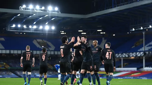 Manchester City venció 2-0 al Everton y avanzó a semifinales de la Copa FA