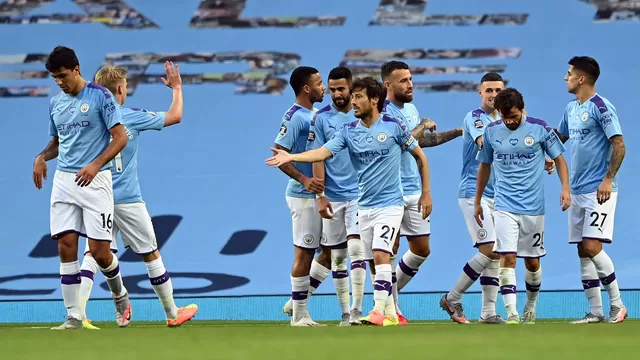 Manchester City sumó su segundo triunfo en el regreso de la Premier League | Foto: AFP