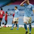 Manchester United ganó 2-0 al Manchester City y rompió su racha de 21 victorias consecutivas