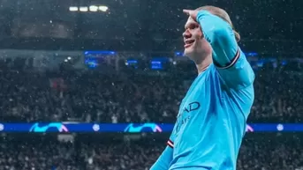 Con repóker de Haaland, Manchester City aplastó 7-0 al RB Leipzig y se metió a los cuartos de la Champions League