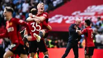 Manchester United es campeón de la Copa de Inglaterra tras ganar 2 - 1 al Manchester City