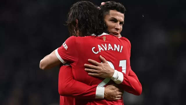 Manchester United: Genial pase de Cristiano y golazo de Cavani para el 2-0 ante Tottenham