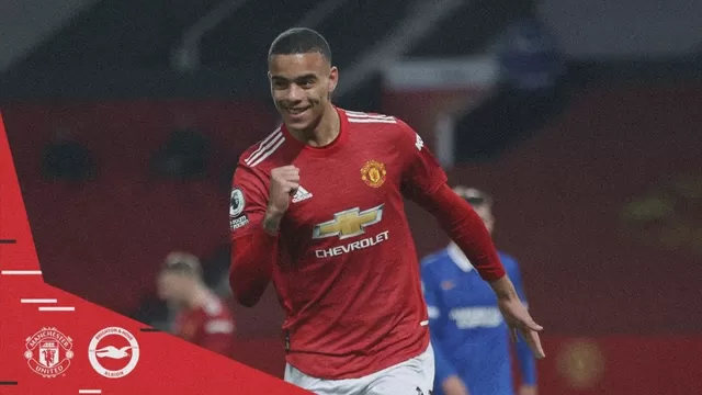 Manchester United remontó y venció 2-1 al Brighton gracias a gol de Greenwood