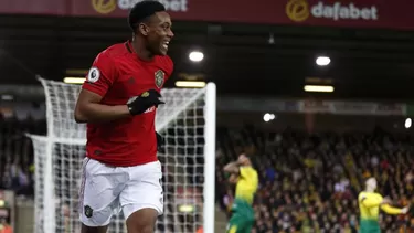 Manchester United celebró este domingo en la Premier League | Foto: AFP.