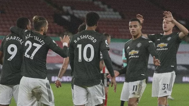 Manchester United venció 3-2 al Sheffield United por la Premier League