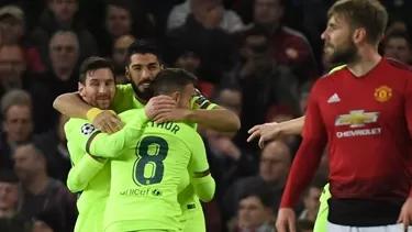 Barcelona venció 1-0 al Manchester United y puso un pie en 'semis' de Champions | Foto: AFP. Barcelona venció 1-0 al Manchester United y puso un pie en 'semis' de Champions | Foto: AFP.