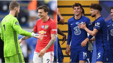 Manchester United y Chelsea jugarán la Champions League 2020-2021. | Fotos: AFP