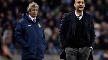 Pellegrini habló de Guardiola (Foto. EFE)