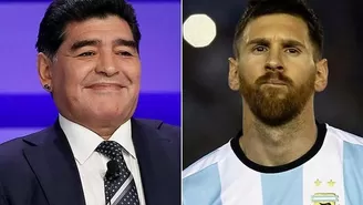 Maradona aconsejó a Messi: &quot;Jugá en Europa, no viajes más, que no te usen&quot;
